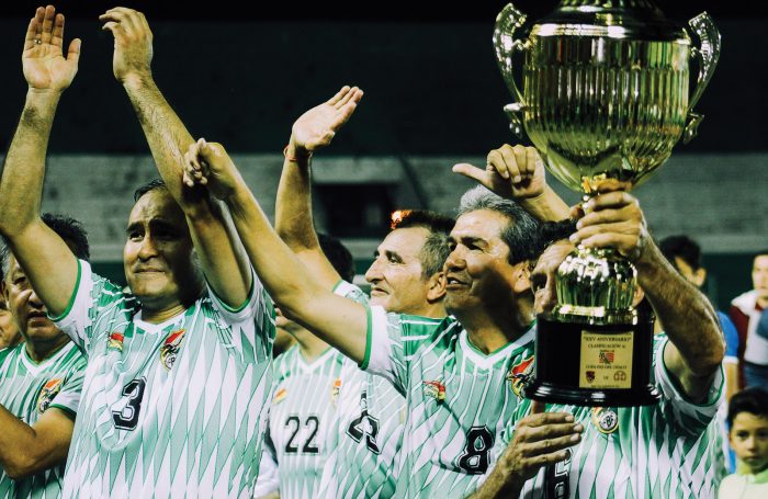 La futbolera celebración de la clasificación al Mundial de 1994