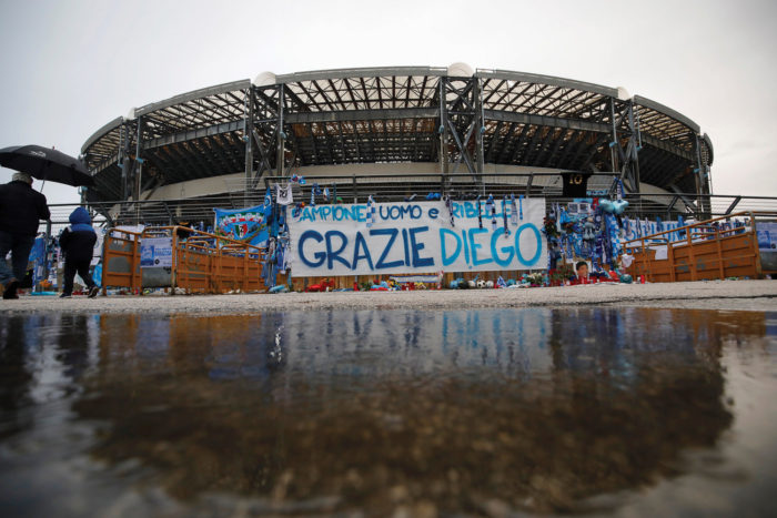 Estadio Diego Armando Maradona, un homenaje al ídolo del Napoli