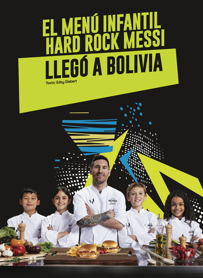 El menú infantil Hard Rock Messi llegó a Bolivia
