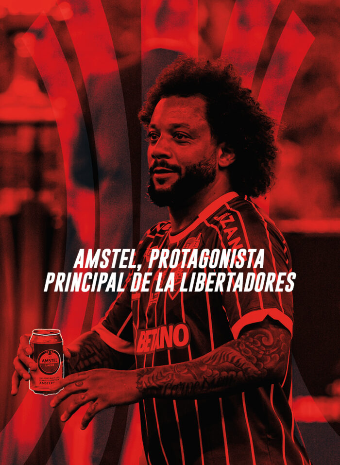 Amstel, protagonista principal de la Libertadores 