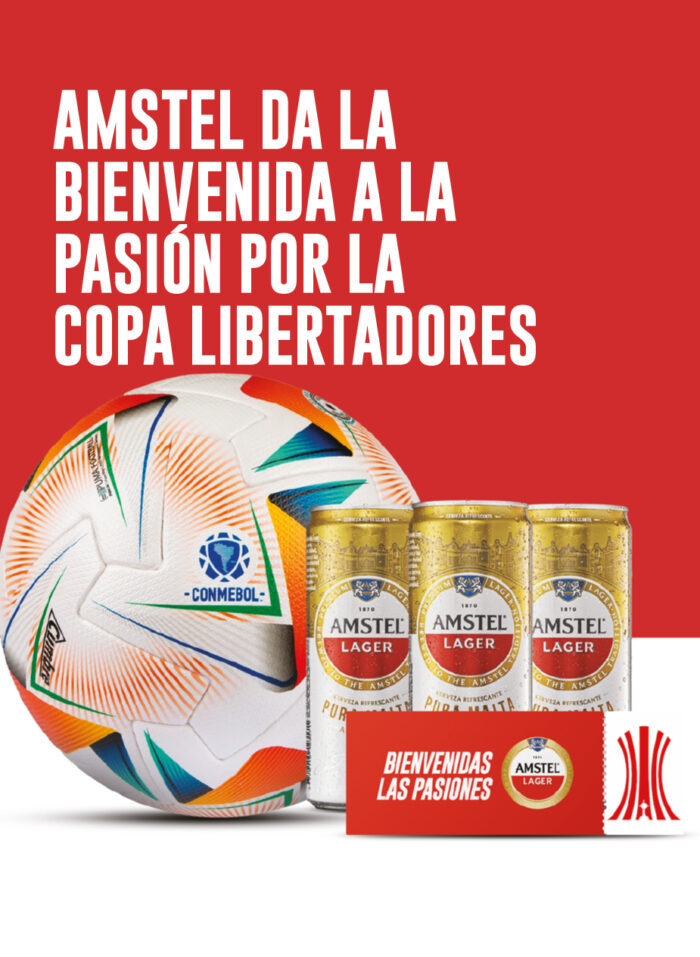 AMSTEL da la bienvenida a la pasión por la Copa Libertadores