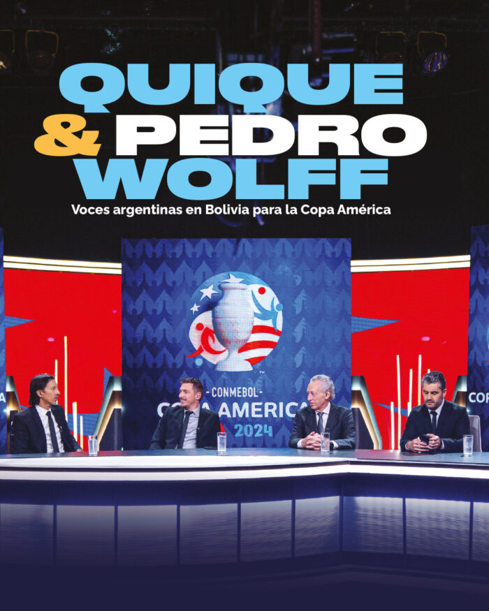 Quique y Pedro Wolff, voces argentinas en Bolivia para la Copa América