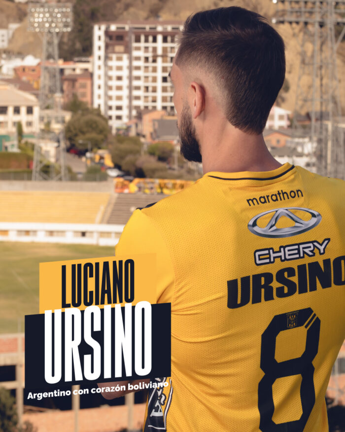 Luciano Ursino, argentino con corazón boliviano