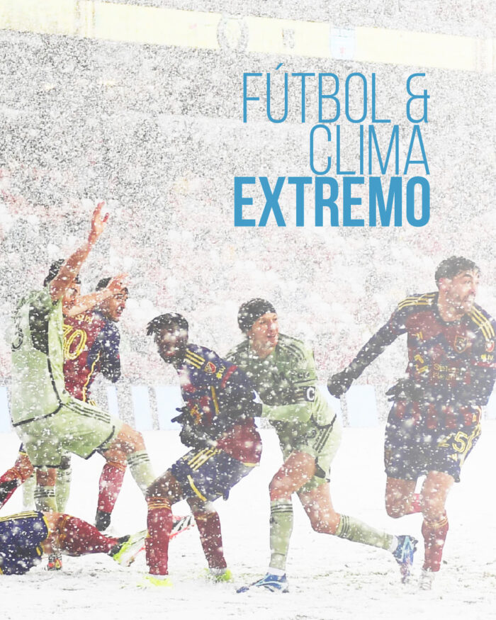 Fútbol y clima extremo