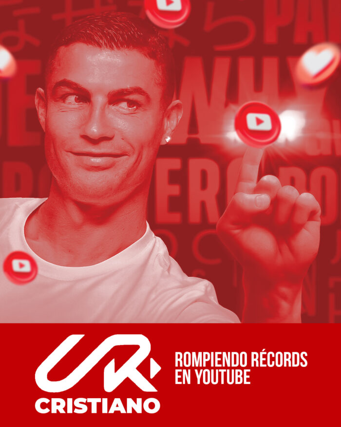 UR Cristiano, “Rompiendo récords en YouTube”