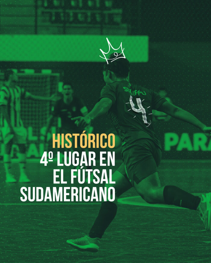 Histórico 4to lugar en el futsal sudamericano
