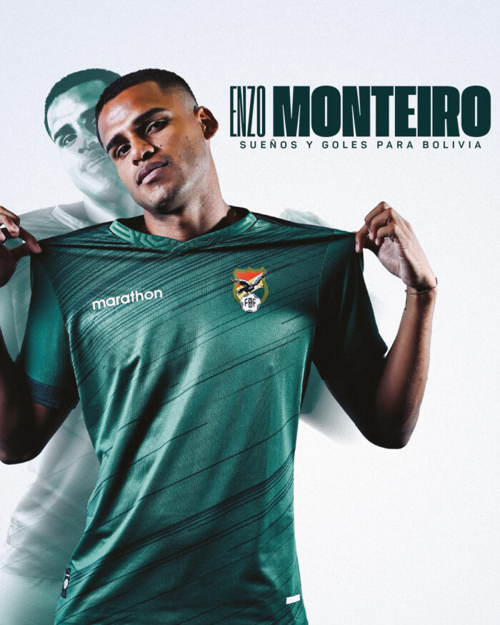 Enzo Monteiro, sueños y goles para Bolivia