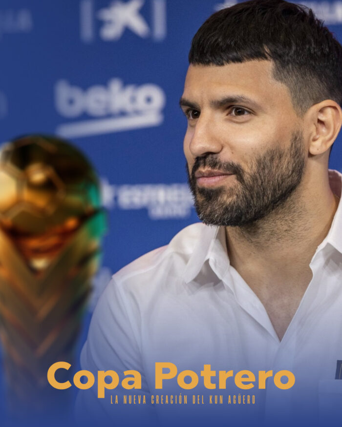 Copa Potrero, la nueva creación del Kun Agüero