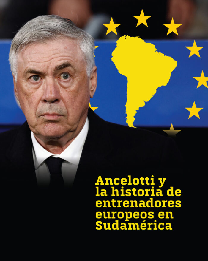 Ancelotti y la historia de entrenadores europeos en Sudamérica
