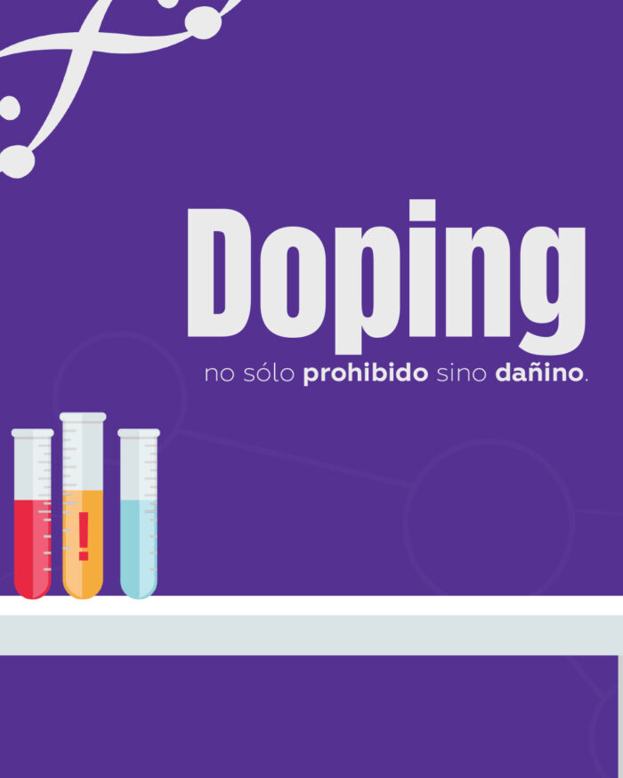 Doping,  no sólo prohibido sino dañino.