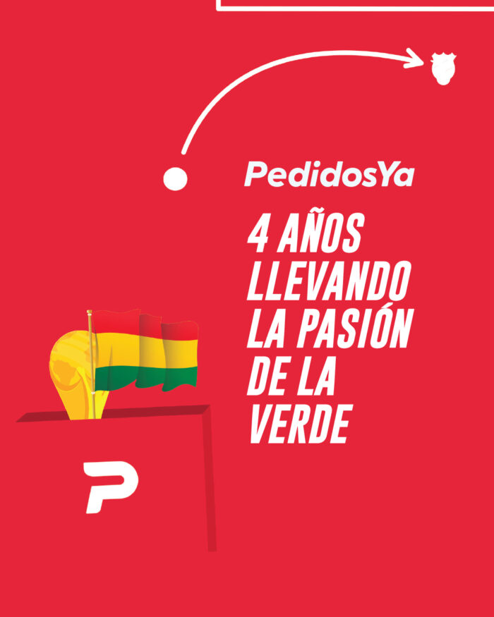 PedidosYa, cuatro años llevando la pasión de la Verde