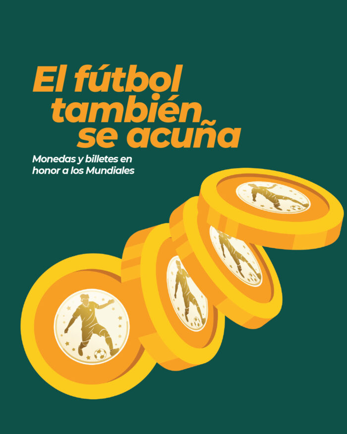  El fútbol también se acuña: monedas y billetes en honor a los Mundiales