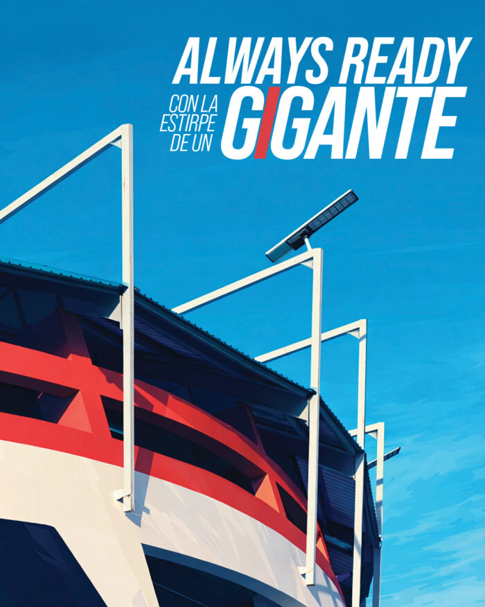 ALWAYS READY. CON LA ESTIRPE DE UN GIGANTE
