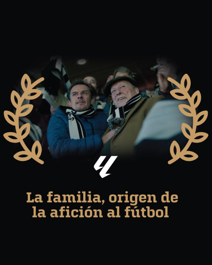 La familia, origen de la afición al fútbol