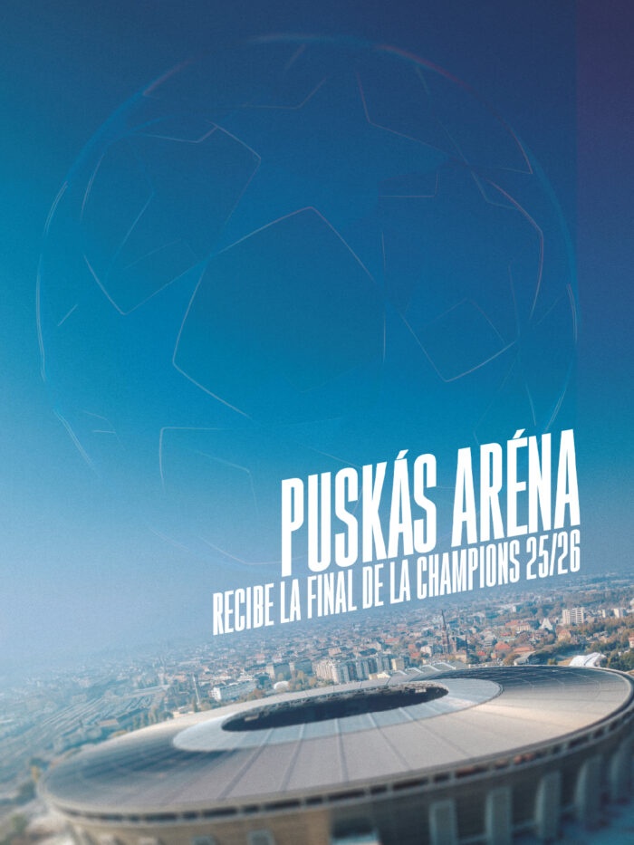 Puskás Aréna se alista para recibir la final de la Champions 2025/26