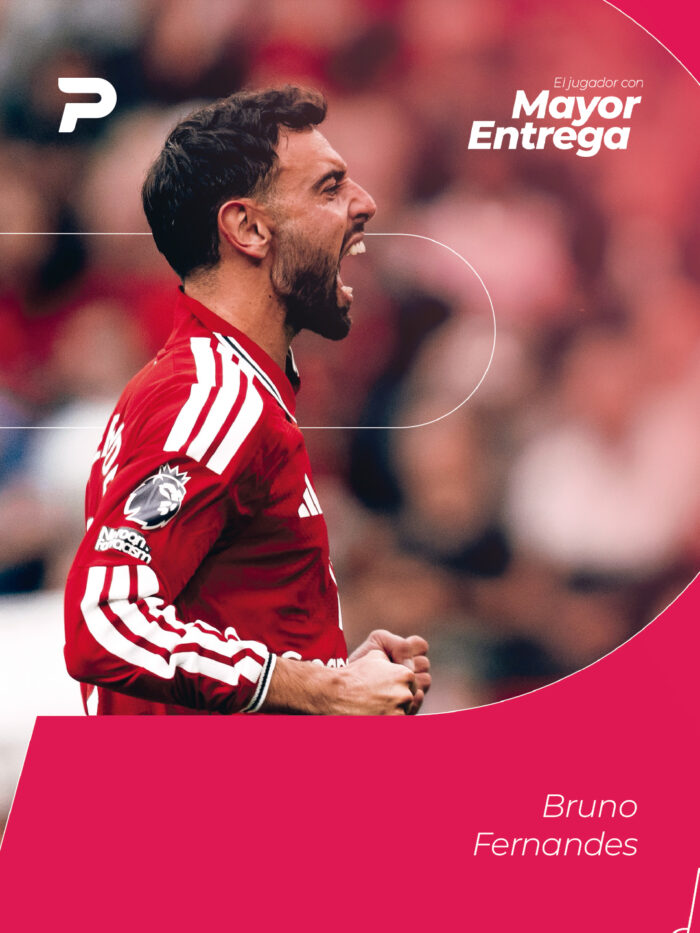 Jugador de Mayor Entrega – Bruno Fernandes