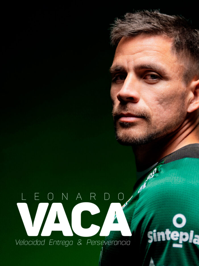 Leonardo Vaca, velocidad, entrega y perseverancia