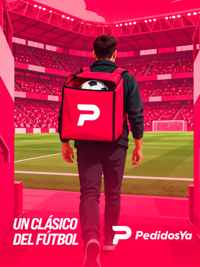 Un clásico del fútbol: PedidosYa