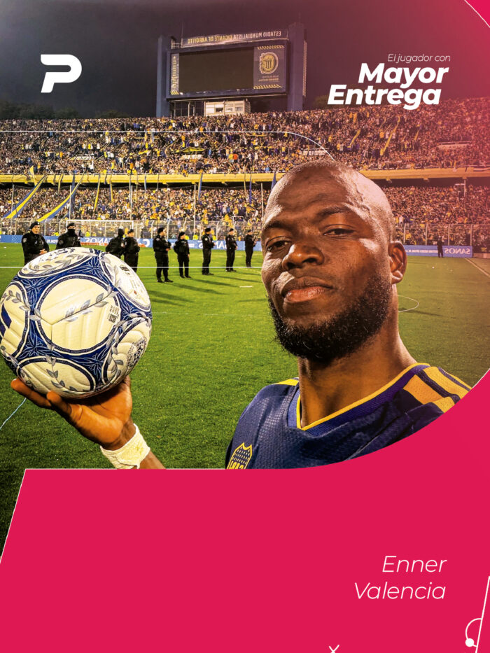 JUGADOR MAYOR ENTREGA – ENNER VALENCIA 